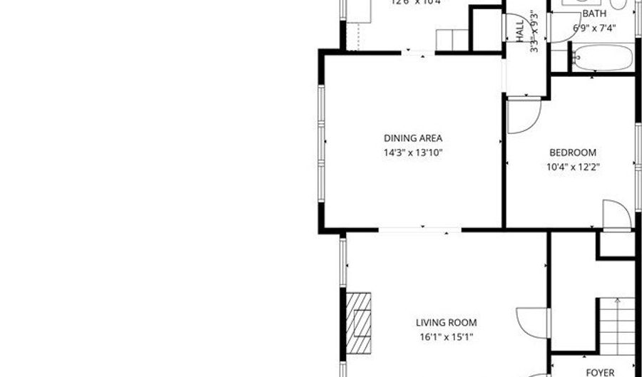 400 Cloverdale Ave Down, Akron, OH 44302 - 2 Beds, 1 Bath