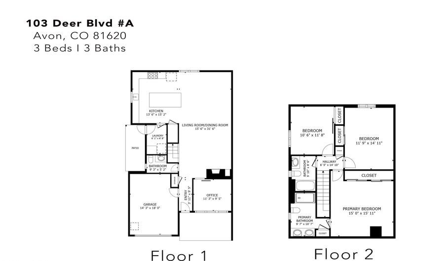 103 Deer Blvd A, Avon, CO 81620 - 3 Beds, 3 Bath