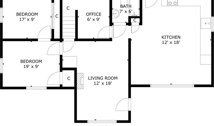 17 Pine St, Bellingham, MA 02019 - 2 Beds, 1 Bath