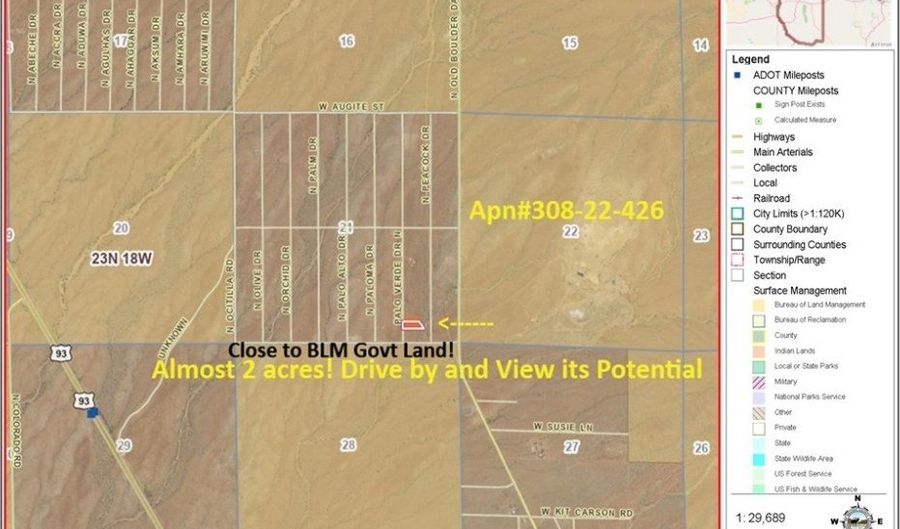 Palo Verde Drive, Chloride, AZ 86431 - 0 Beds, 0 Bath