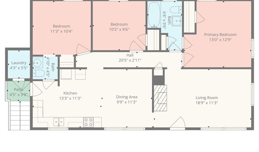 1955 Arnold Dr, Charlotte, NC 28205 - 3 Beds, 2 Bath