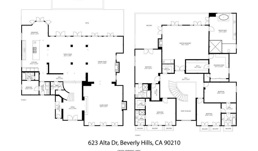 623 N ALTA Dr, Beverly Hills, CA 90210 - 6 Beds, 6 Bath