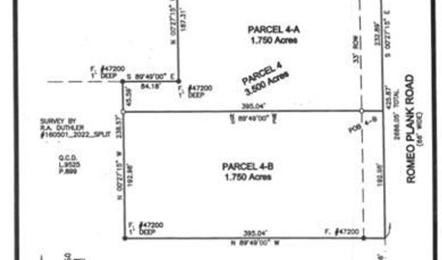 72857 Romeo Plank Rd, Armada, MI 48005 - 0 Beds, 0 Bath
