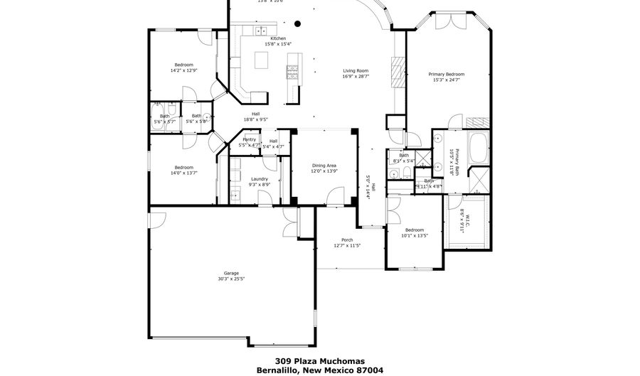 309 Plaza Muchomas, Bernalillo, NM 87004 - 3 Beds, 3 Bath