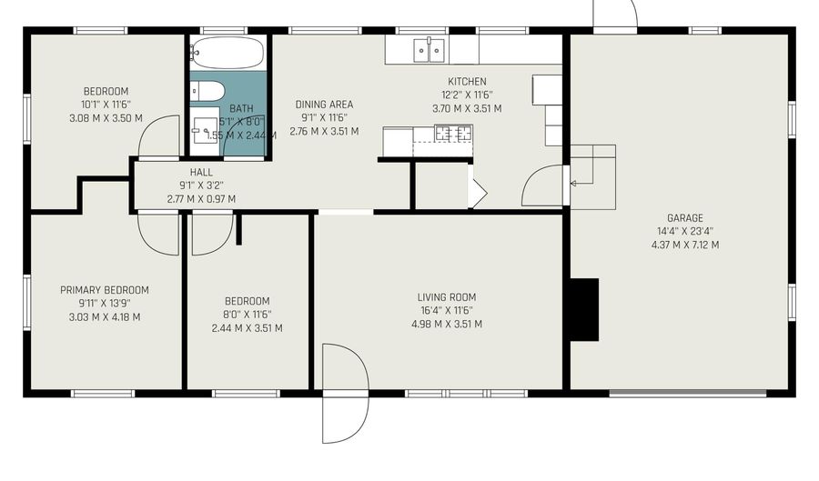 705 Cooper Ct, Albion, MI 49224 - 3 Beds, 1 Bath