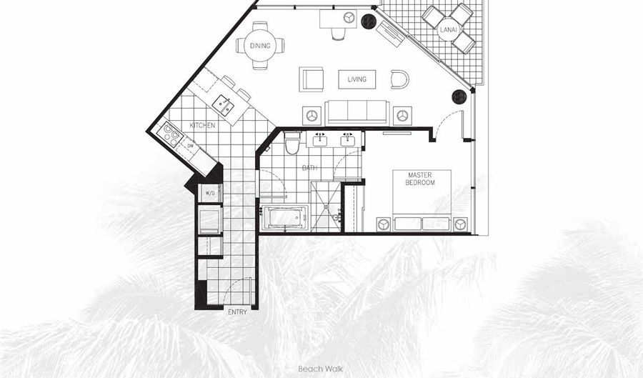 223 Saratoga Rd 2122, Honolulu, HI 96815 - 1 Beds, 1 Bath