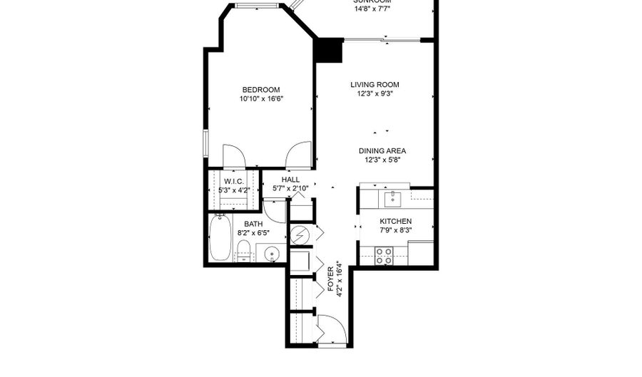 1024 N UTAH St 616, Arlington, VA 22201 - 1 Beds, 1 Bath