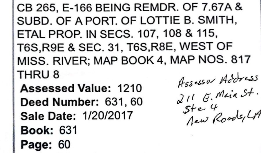 La Hwy 976 2129, Blanks, LA 70756 - 0 Beds, 0 Bath