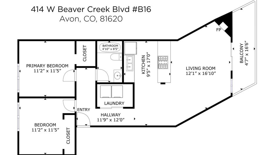 414 W Beaver Creek Blvd B-16, Avon, CO 81620 - 2 Beds, 1 Bath