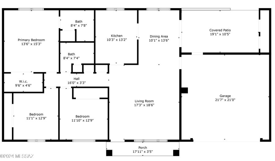 5880 S Wild Rose Rd, Hereford, AZ 85615 - 3 Beds, 2 Bath