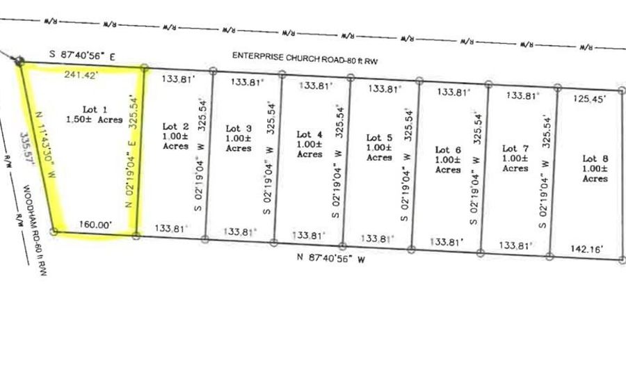 Enterprise Church Rd lot 1, Ashford, AL 36312 - 0 Beds, 0 Bath