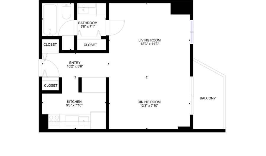 1718 P St NW 316, Washington, DC 20036 - 0 Beds, 1 Bath