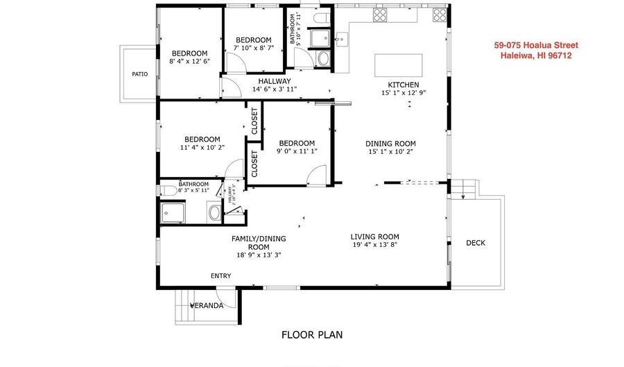 59-75 Hoalua St, Haleiwa, HI 96712 - 4 Beds, 2 Bath