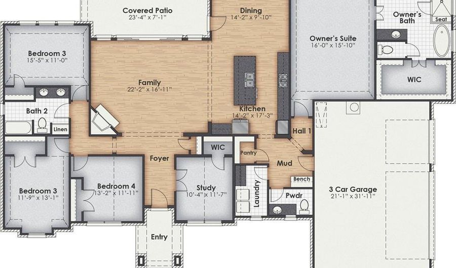 421 Mah Cheta, Aledo, TX 76008 - 4 Beds, 3 Bath