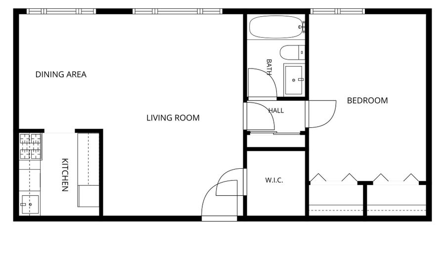 2400 41ST St NW 212, Washington, DC 20007 - 1 Beds, 1 Bath
