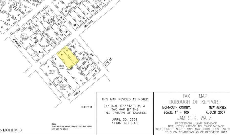 162 2nd St, Keyport, NJ 07735 - 0 Beds, 0 Bath