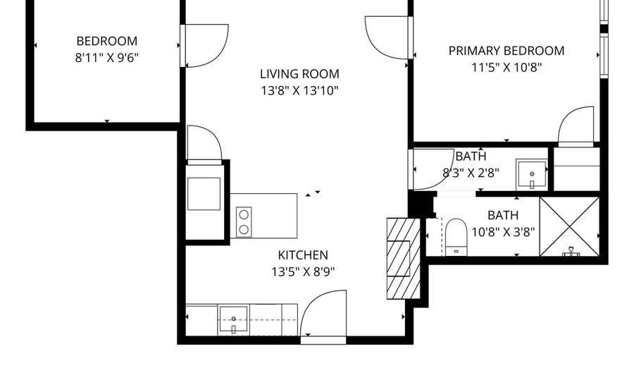 1419 WISCONSIN Ave NW 3, Washington, DC 20007 - 2 Beds, 1 Bath