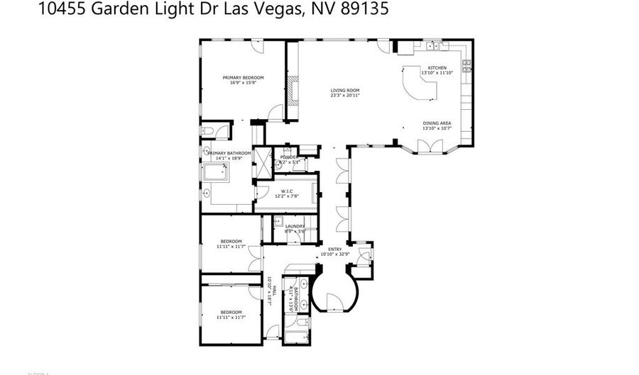 10455 Garden Light Dr, Las Vegas, NV 89135 - 3 Beds, 3 Bath