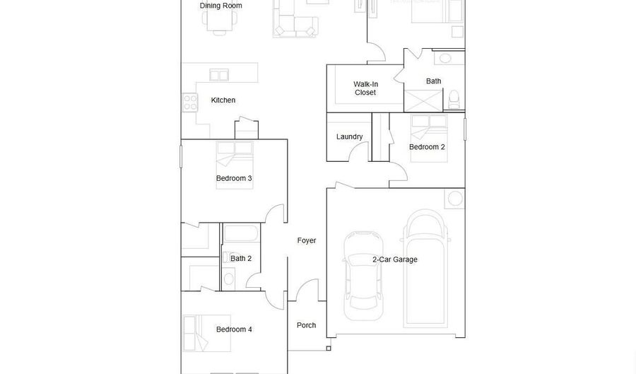 109 King Ranch Dr, Beebe, AR 72012 - 4 Beds, 2 Bath