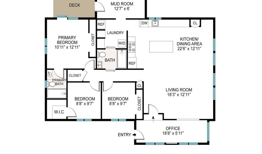 5915 SEATTLE Ave, Bay City, OR 97107 - 3 Beds, 2 Bath