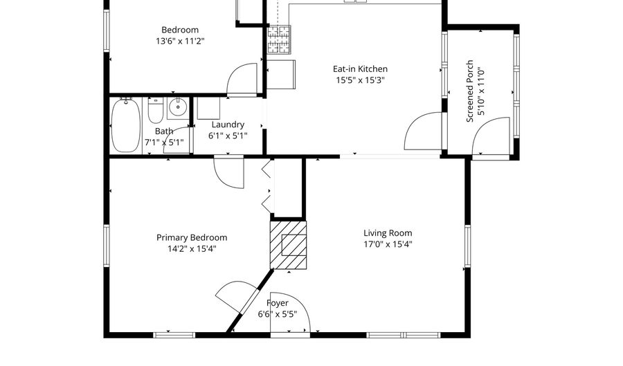 309 Flat Dr, Buffalo, SC 29321 - 2 Beds, 1 Bath