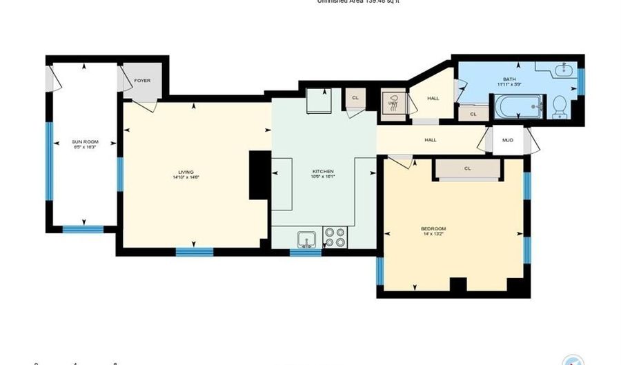 2 Summer St B, Newport, RI 02840 - 1 Beds, 1 Bath