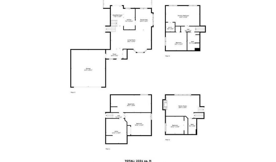4730 144th St W, Apple Valley, MN 55124 - 4 Beds, 2 Bath