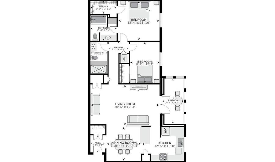 4113 S FOUR MILE RUN Dr 102, Arlington, VA 22204 - 2 Beds, 2 Bath