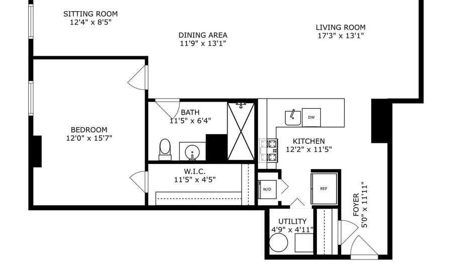 501 Grand Ave 5B, Asbury Park, NJ 07712 - 1 Beds, 1 Bath
