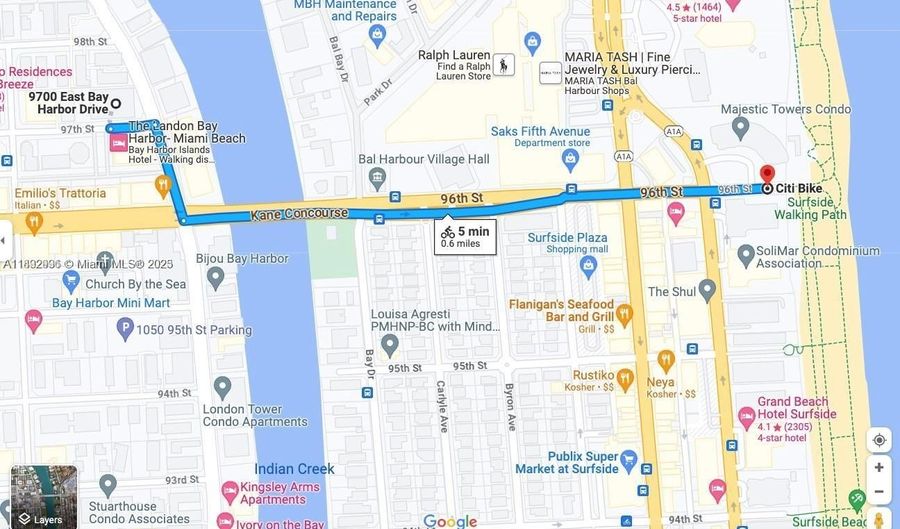 9700 E Bay Harbor Dr 305, Bay Harbor Islands, FL 33154 - 1 Beds, 2 Bath