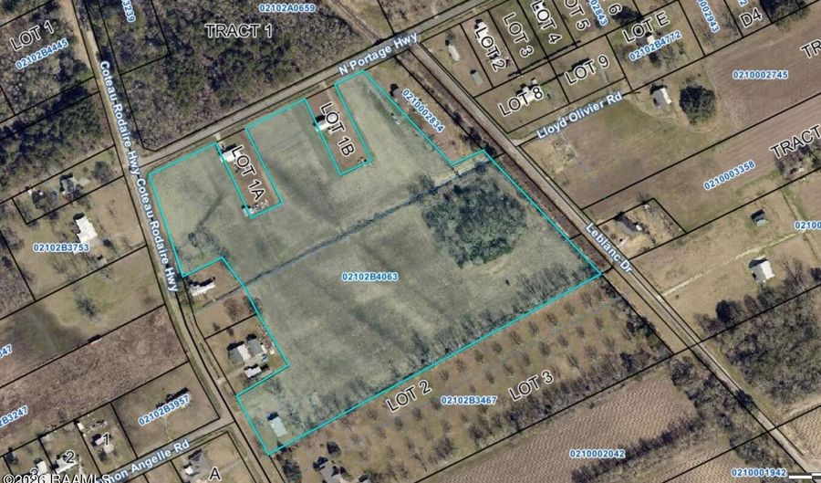 Coteau Rodaire Highway lot 1 +2A, Arnaudville, LA 70512 - 0 Beds, 0 Bath