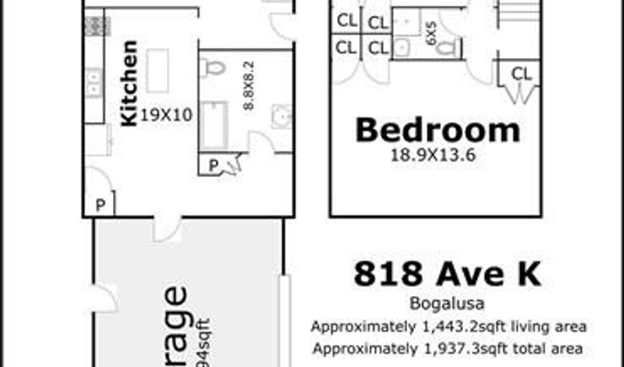 818 K Ave, Bogalusa, LA 70427 - 2 Beds, 2 Bath