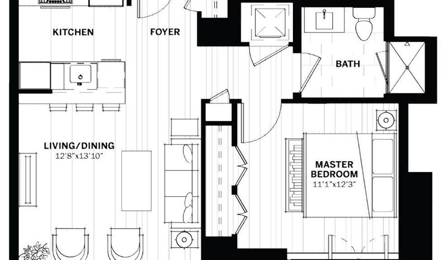 133 Seaport Blvd 807, Boston, MA 02210 - 1 Beds, 1 Bath
