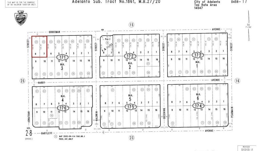 11701 Brockman & Jonathan Ave, Adelanto, CA 92301 - 0 Beds, 0 Bath