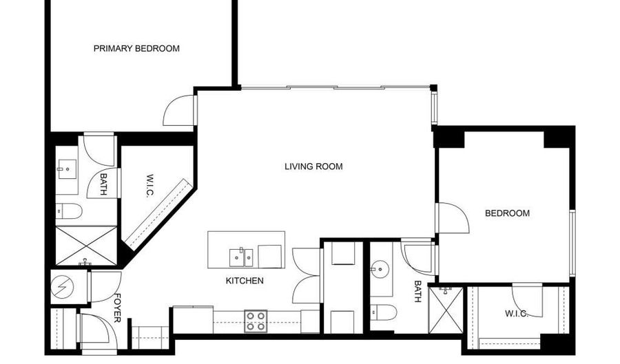860 Peachtree St NE 1417, Atlanta, GA 30308 - 2 Beds, 2 Bath