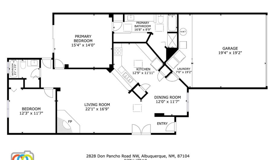2828 DON PANCHO Rd NW, Albuquerque, NM 87104 - 2 Beds, 2 Bath