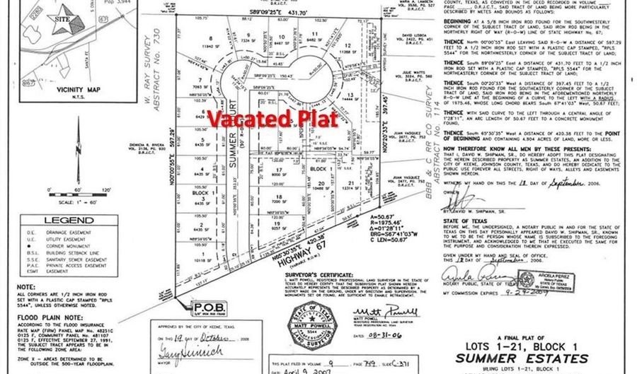 526 Wallen Rdg, Keene, TX 76059 - 0 Beds, 0 Bath