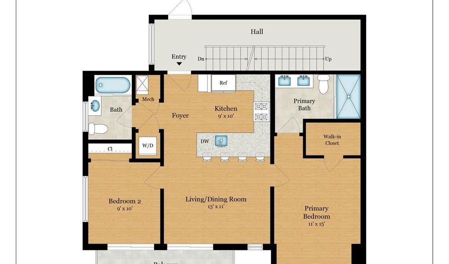 1002 RHODE ISLAND Ave NE 3, Washington, DC 20018 - 2 Beds, 2 Bath