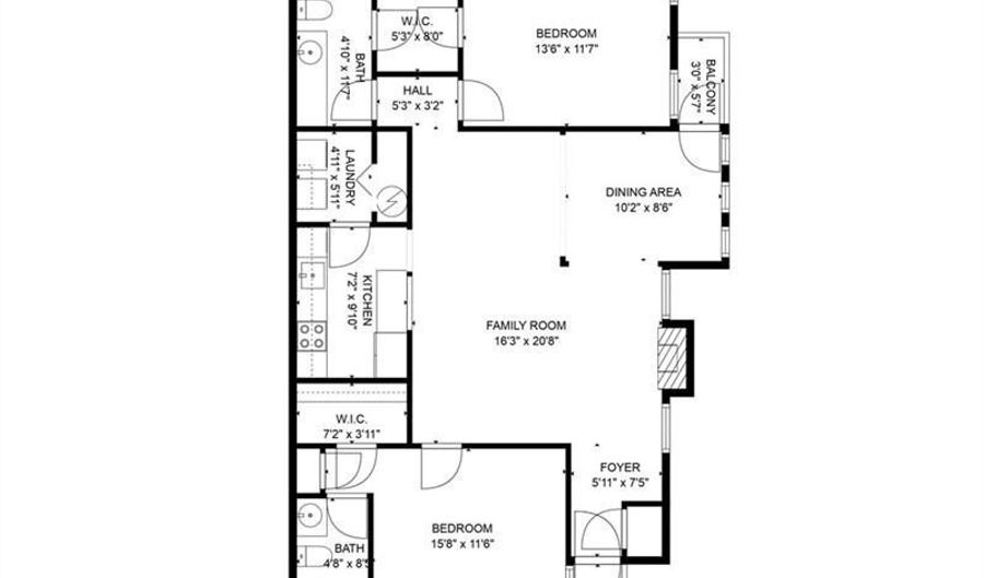 3919 Woodridge, Tucker, GA 30084 - 2 Beds, 2 Bath