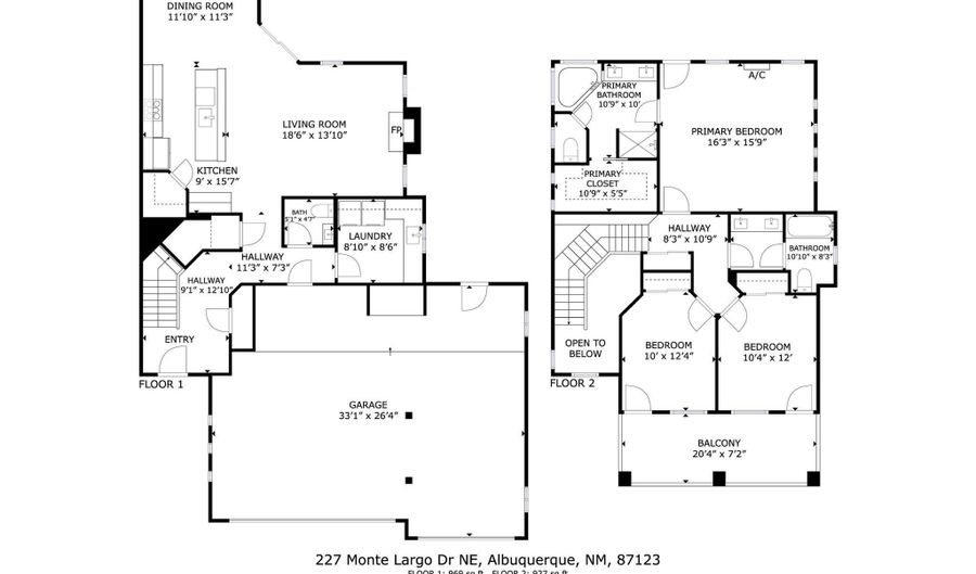 227 MONTE LARGO Dr NE, Albuquerque, NM 87123 - 3 Beds, 3 Bath