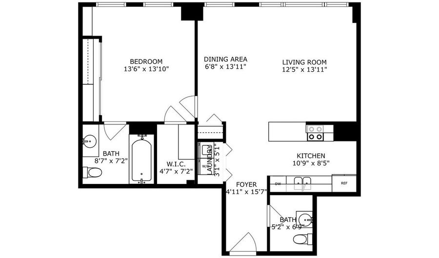 77 S Evergreen Ave 507, Arlington Heights, IL 60005 - 1 Beds, 2 Bath