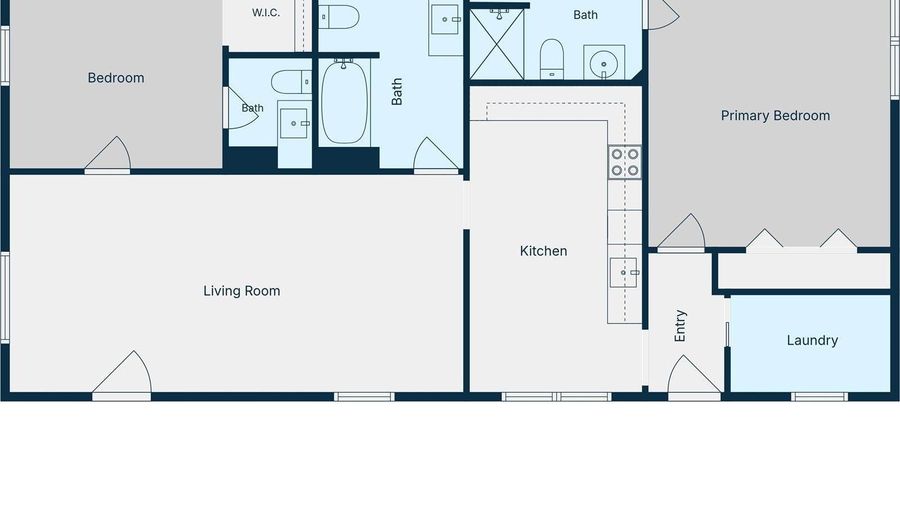 1701 E Chestnut Ave, Arkansas City, KS 67005 - 2 Beds, 3 Bath