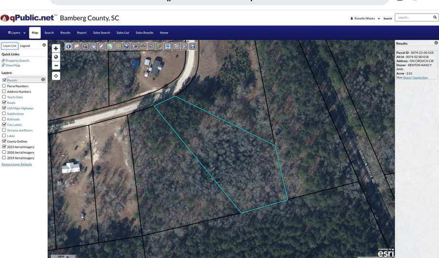 Crouch 2.81 acre Circle, Bamberg, SC 29003 - 0 Beds, 0 Bath