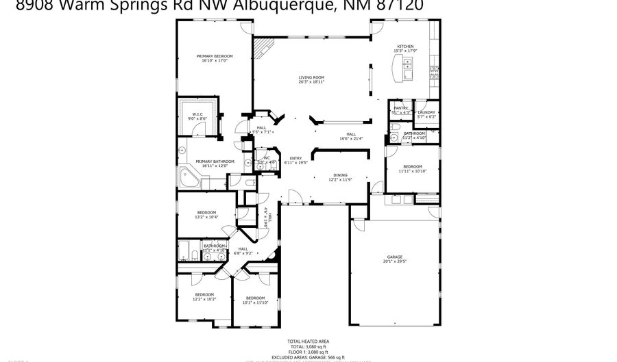 8908 Warm Springs Rd NW, Albuquerque, NM 87120 - 5 Beds, 4 Bath