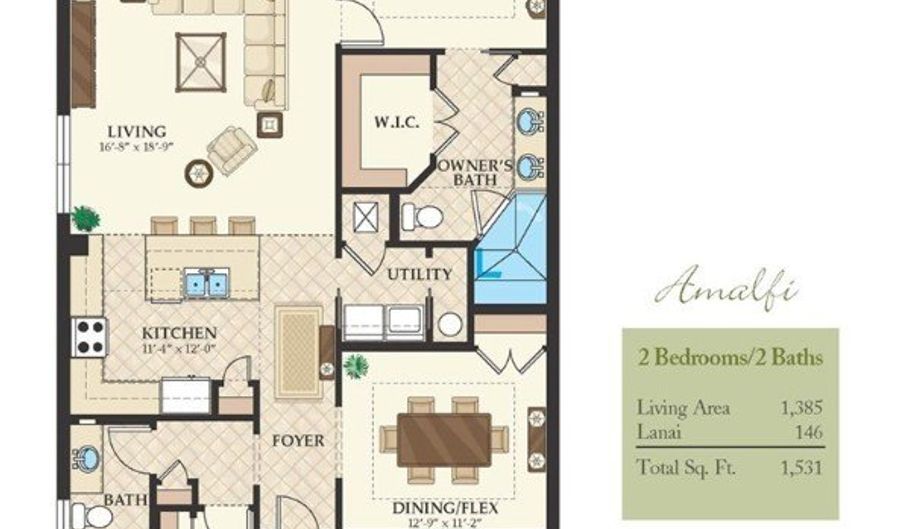 10740 Palazzo Way 201, Fort Myers, FL 33913 - 2 Beds, 2 Bath