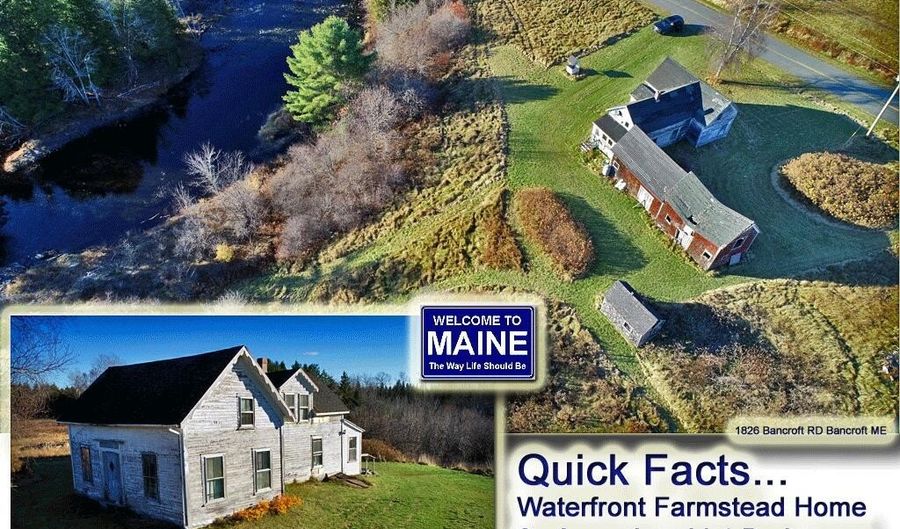 1826 Bancroft Rd, Bancroft, ME 04497 - 4 Beds, 1 Bath