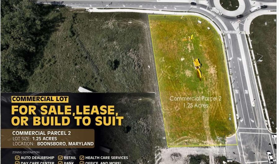 LOT 2 -OLD NATIONAL Pike Mdwa2032312comm Land, Boonsboro, MD 21713 - 0 Beds, 0 Bath