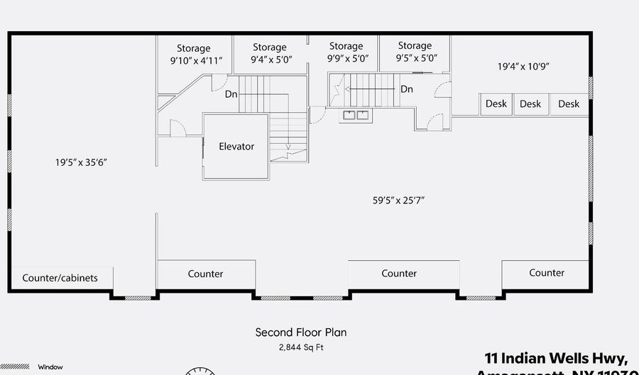 11 Indian Wells Hwy Floor 2, Amagansett, NY 11930 - 0 Beds, 1 Bath