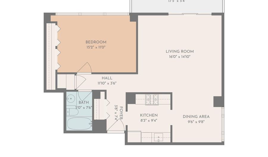 4520 KING St 601, Alexandria, VA 22302 - 1 Beds, 1 Bath