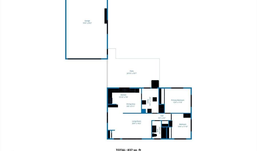 871 S Chatham Ave, Addison, IL 60101 - 2 Beds, 1 Bath